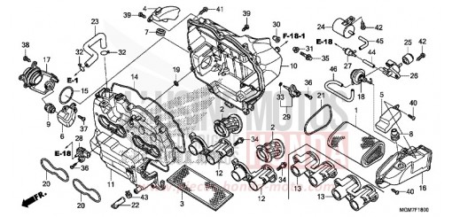 FILTRE A AIR CB600FD de 2013